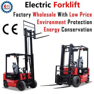 Hydraulic Wheel Battery Electric Forklift Manufacturer Low Price Wholesale