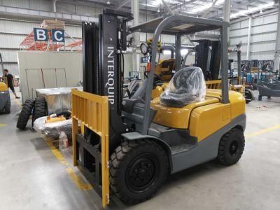 Mini Counterbalanced 2500 Kg Diesel Forklift with Optional Attachment