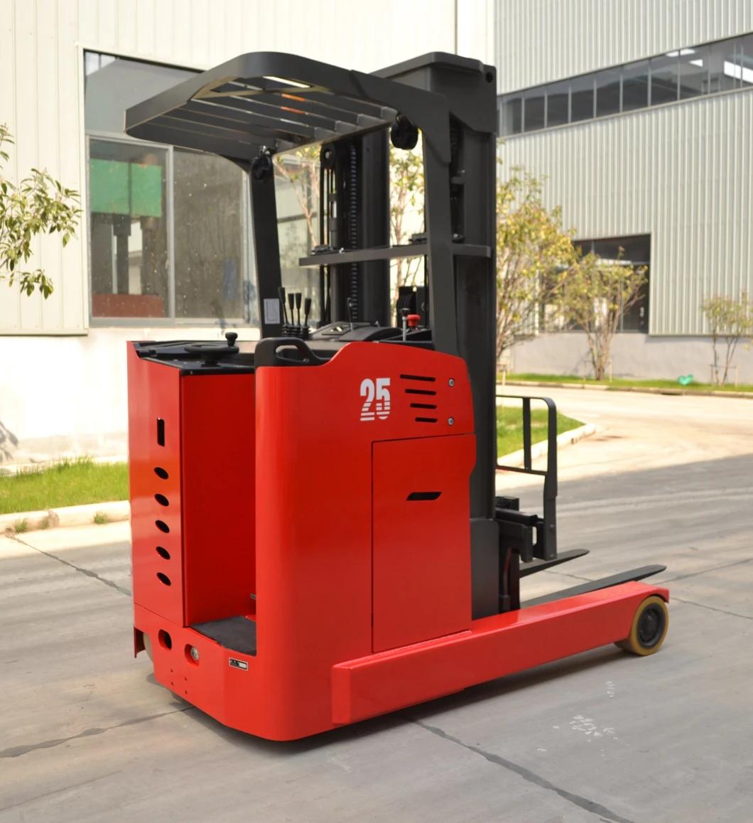 High Performance 1.6ton 2ton 3m to 12m Lift Electric Reach Truck with Camera with Sideshift