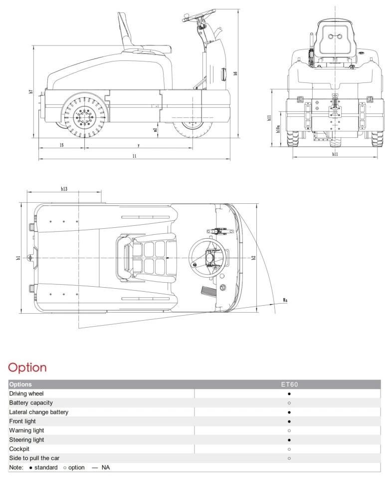 Standing Electric Tractor 6000kg