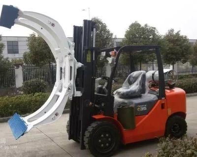 Mima 3-Way Electric Forklift (Tc) Warehouse Electric Straddle Stacker Forklift 2000kg with Paper Roll Clamp