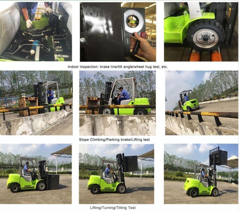 4ton Carretilla Elevadora Diesel Gas Proapne Forklift Montacargas Paper Roll Clamp