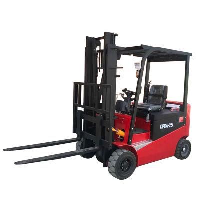 2500kg Huaya China for Sale 2.5 Ton Electric Forklift Truck
