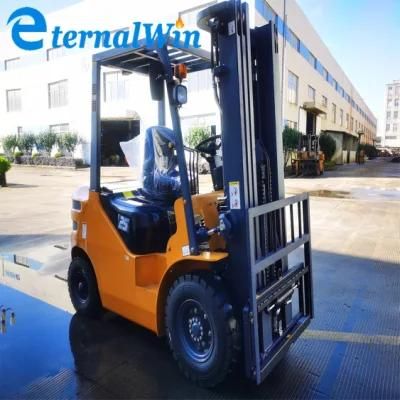 China Diesel Forklift Truck 3 Ton Forklifts 3000kg 3.5t Telescopic Forklift Diesel Forklift for Sale