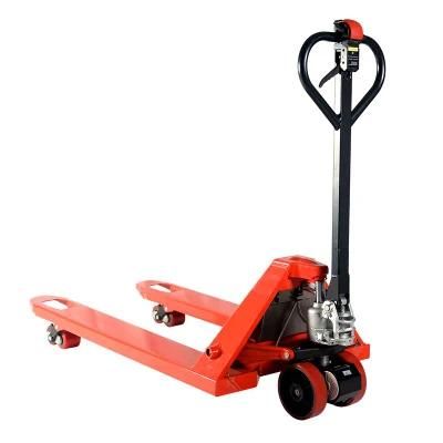 Double PU Wheel AC Hand Pump Mini Electric Pallet Truck 3000kg