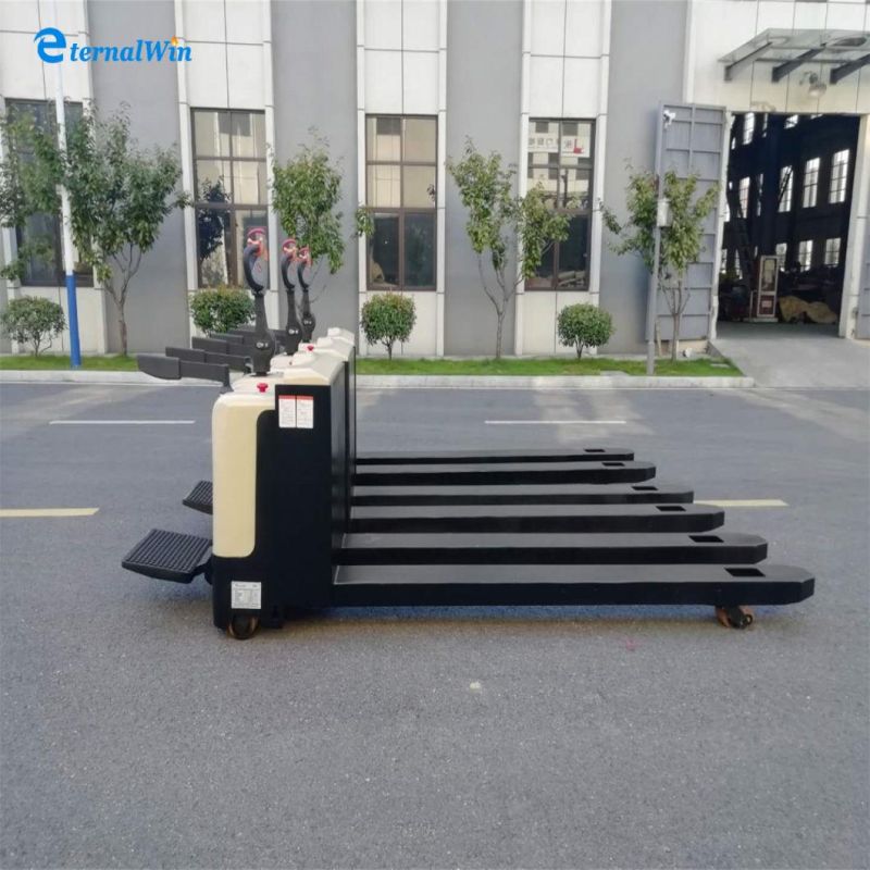 1.5ton 1500kg Heavy-Duty Full Electric Pallet Truck with Lithium Battery Forklift