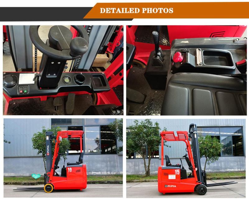 Mini Electric Forklift 1.5 Tons Chargeable Electric Pallet Forklift Truck