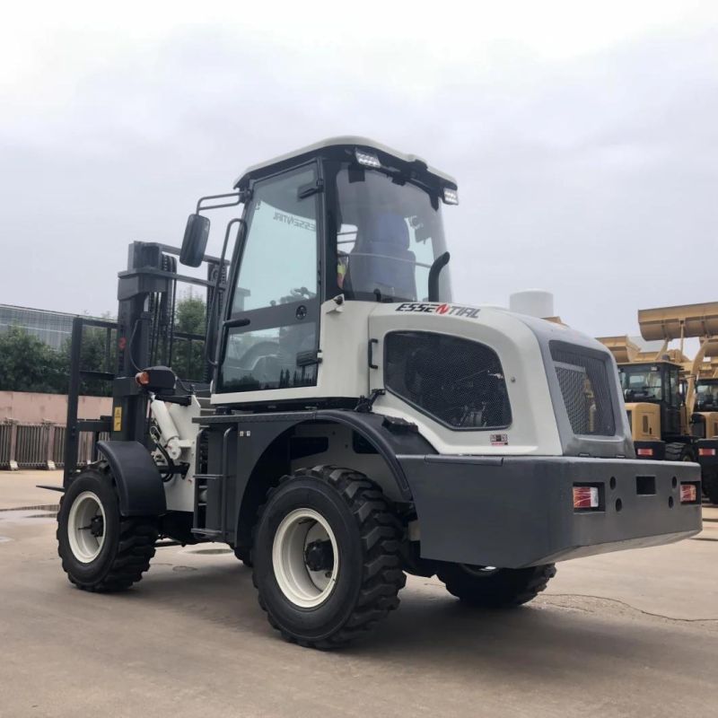 3 Ton Terrain Forklift with Xinchai Engine in Europe