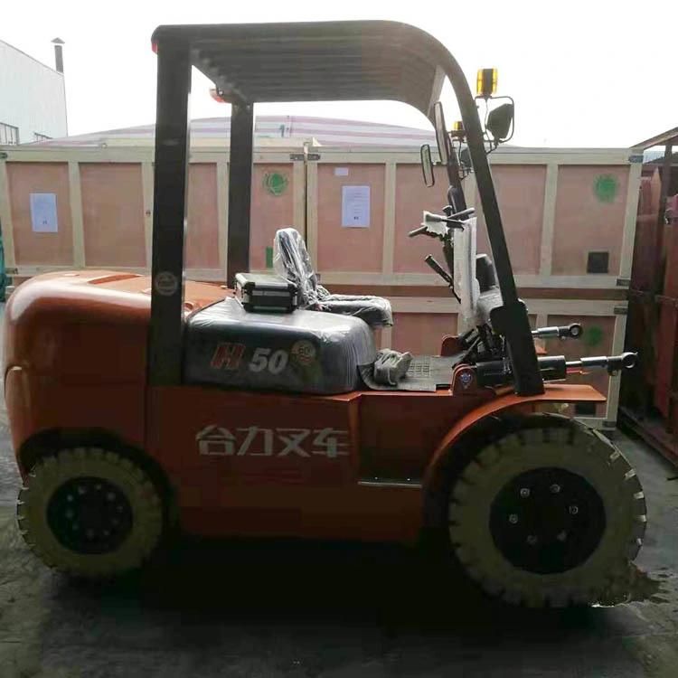 Heli High Quality Cpcd50 5000kg 5m Container Stacker Forklift