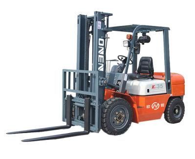 China Factory Price OEM/ODM 3000-3500kg Four Wheel Countbalance Balance Heavy Diesel/ Gas Truck Forklift LPG Forkl Electric Forklift with CE and