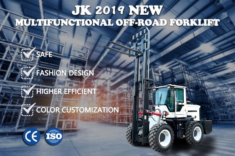 2020 New off Road Forklift/China All Terrian Forklift/Four Wheel Drive Rough Terrian Forklift
