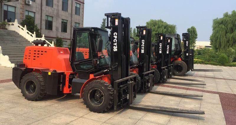 3t 3.5t Rough Terrain Forklift for Sale All Terrain Forklift