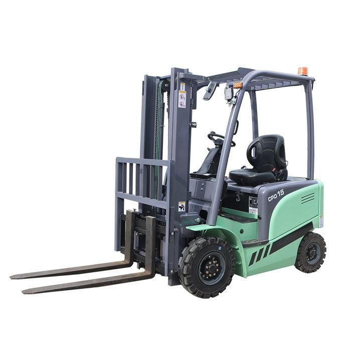 cheap price CPD15 1500kg electric forklift mini 1.5ton forklift truck for sale