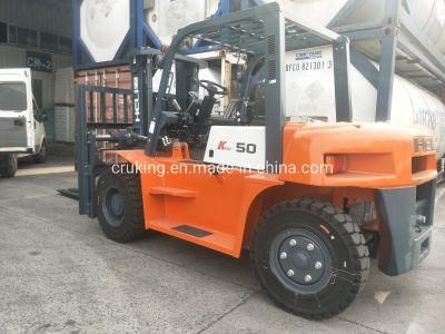 5ton Diesel Forklift Cpcd50 with Attachments