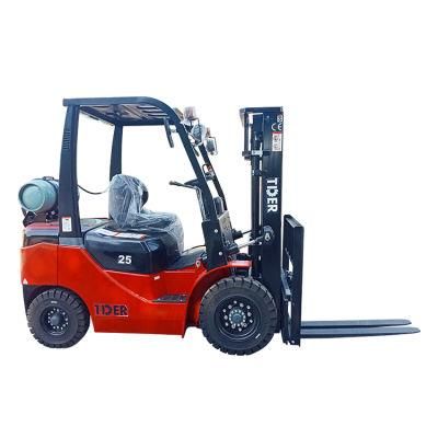 2022 Chinese Dealer Factory Price 2ton/2.5ton/3ton/3.5ton Small LPG&amp; Gasoline Forklift for Sale
