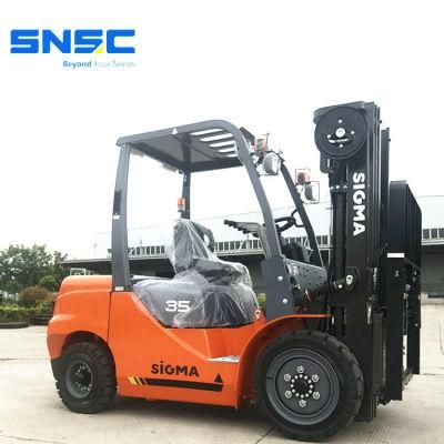 2019 Forklift 3.5 Ton Diesel Engine Fork Lifter