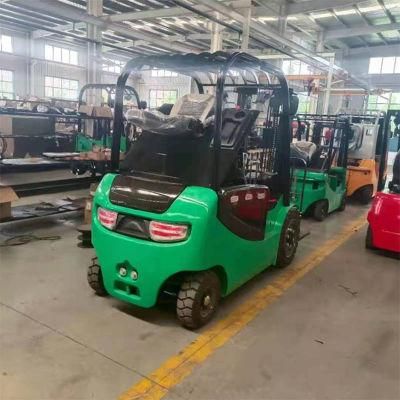 Best Selling Four Wheel Electric Forklift 3tons with Triple Mast