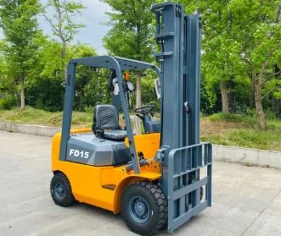 Electric LPG Forklift Truck 1.5 Ton Diesel Forklift