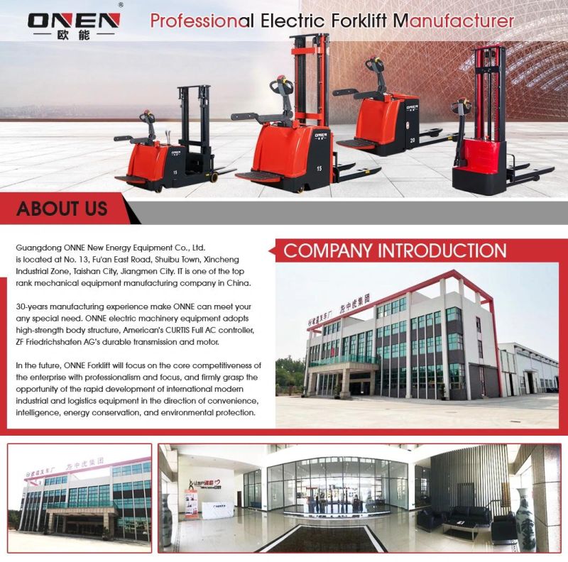 Factory Price Jiangmen Electric Truck Stand on Driving Forklift Cdd-Dq