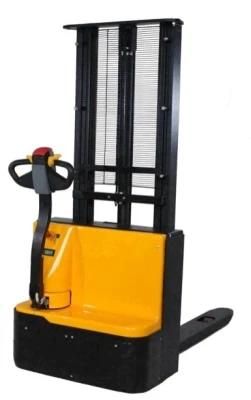 1.0ton 1.5ton 1000kg 1500kg China Economic Walkie Full Battery Electric Pallet Stacker