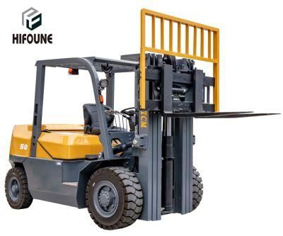 CE Approved 5 Ton Diesel Forklift From China Factory