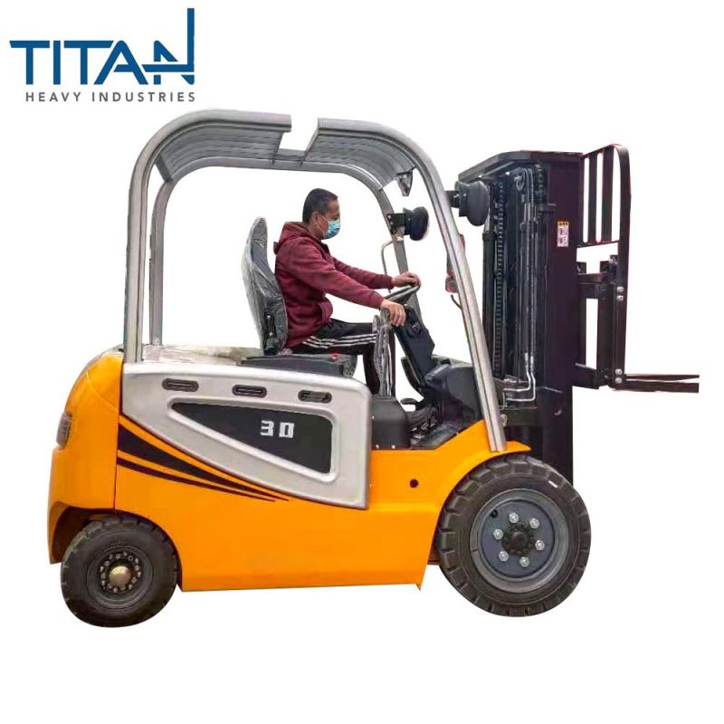 1.5ton,2ton,2.5ton,3ton Warehouse Sitting Driving Style Four Wheel Truck Counterbalanced Hydraulic Electric Forklift with side shifter positioner