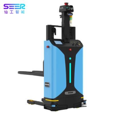 Cheap Price Seer Electric Src-Powered High Efficiency Speed Feedback Automated Guided Forklift