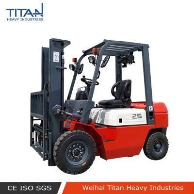 China Titan Brand Telescopic Boom Forklift Cpcd25 for Sale