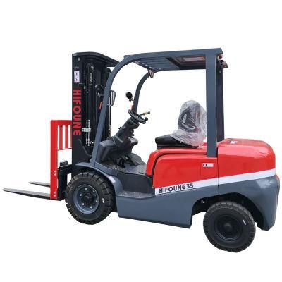 China Factory 3ton 3.5 Ton 4 Ton 2stage 3m Mast Diesel Forklift Truck
