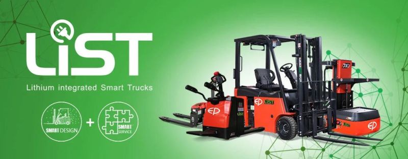 Ep (2020 new) 1.8ton Four Wheel Lithium-Ion Battery Compact Size Forklift Efl81
