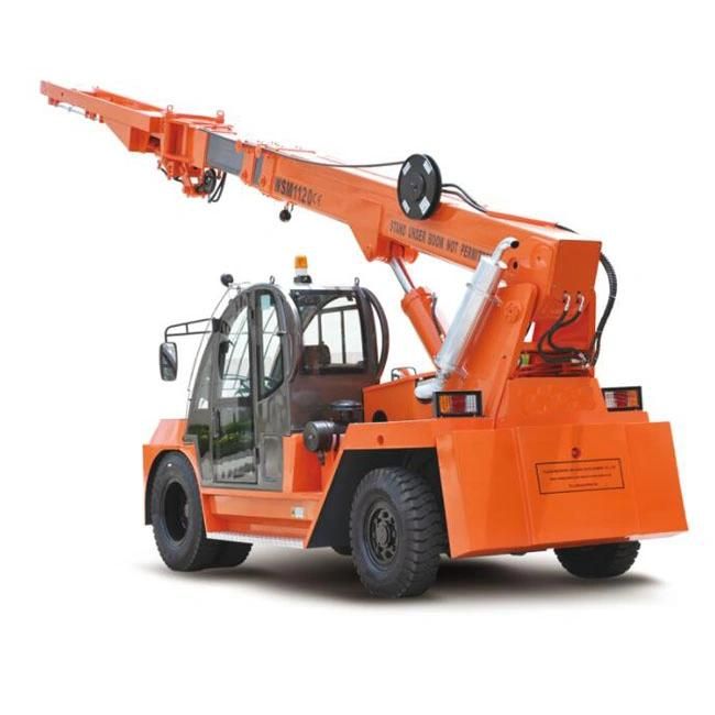 China New Mafal Telehandler Telescopic Forklift Handler with Clamp Attachment