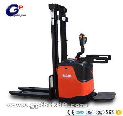 China Top Supplier Gp 1.2t Storage Equipment Battery Forklift AC Power Stacker Lifting Height 6000mm with Ce