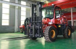 4ton Diesel Forklift Four-Wheel Drive Cross-Country Forklift