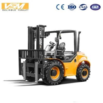 5 Ton Four Wheel Drive 4X4 Rough Terrian Forklift