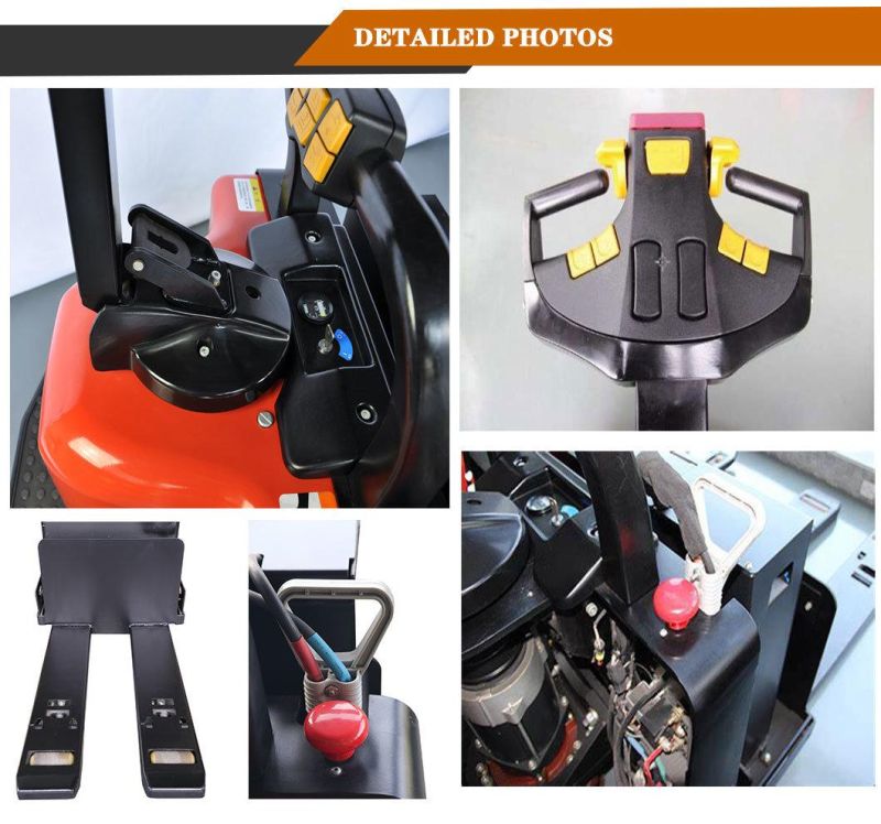 CE Approval 3000kg Capacity Pedal Full Electric Pallet Truck
