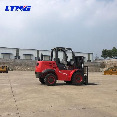 Outdoor Forklift Small Rough Terrain Forklift 3 Ton All Terrain Forklift for Sale