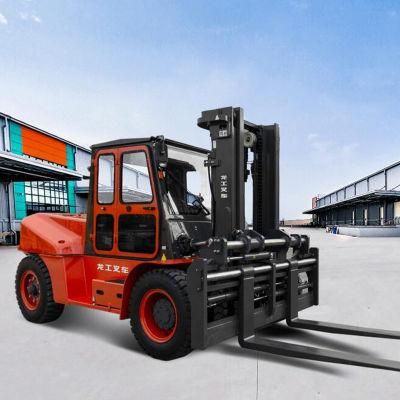 Sitting Driving Style Four Wheel 800kg Diesel Truck Forklift with Counterbalanced Hydraulic