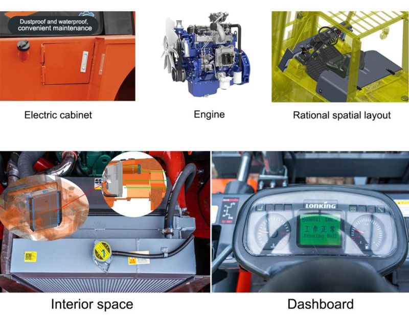 Diesel Forklift Diesel Engine Automatic Transmission 8320/8940/9540/10330 (Kg) Diesel Trucks