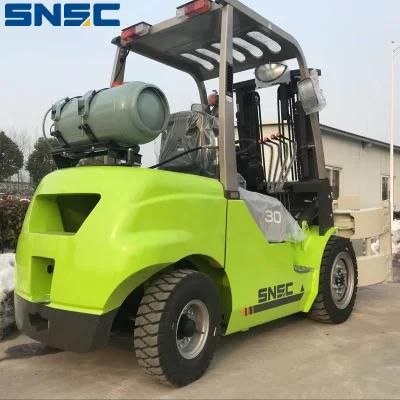 Forklift Gasolina 3 Ton with Paper Roll Clamp