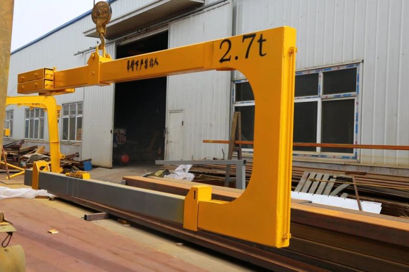 U Shape Lifting Container Equipment Container Glass Packs Loading and Unloading Arm Glass Lifting Crane for Railway Stations and Docks