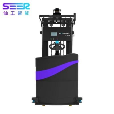 Terrain Balance Weight Type 1.5t Fully Electric Forklift Automatic Pallet Stacker