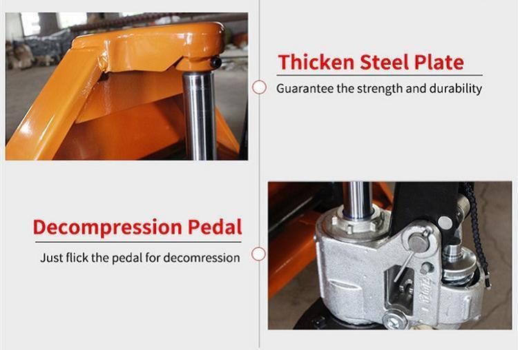 Pallet Jack Steel Handle Weighing Scale Hydraulic Hand Pallet Truck