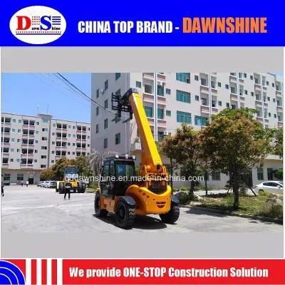 Df Cummins Engine Telehandler 4 Ton Hnt40-4 Telescopic Forklift / Loader