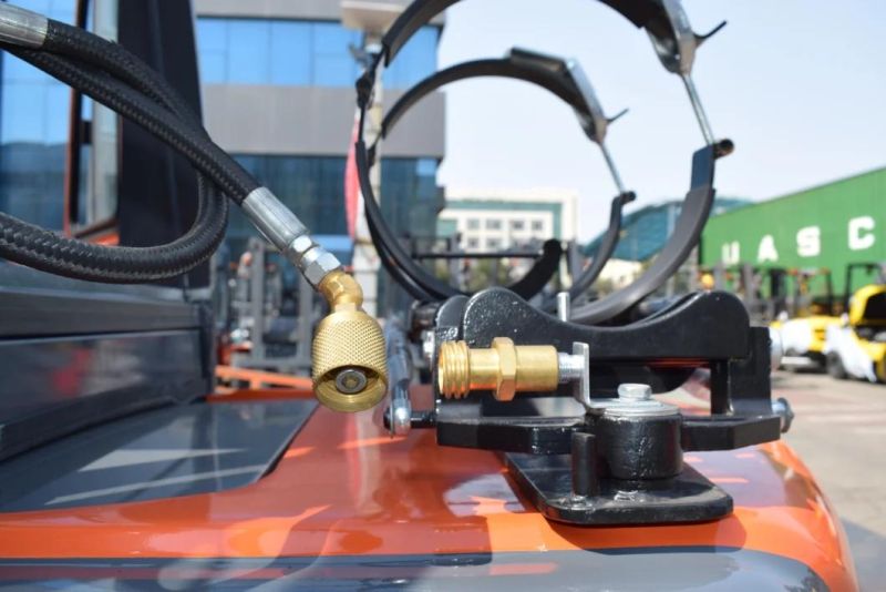 USA Short Axle Type 2.5ton 2500kg 5000lbs LPG Gasoline Forklift with Cushion Tyres LPG Forklift Truck