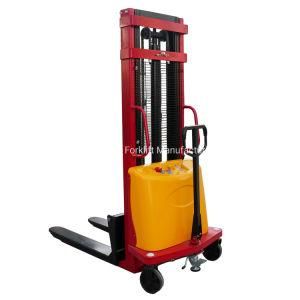 Warehouse Equipment Mini Semi Electric Pallet Stacker for Sale with Ce Certificate