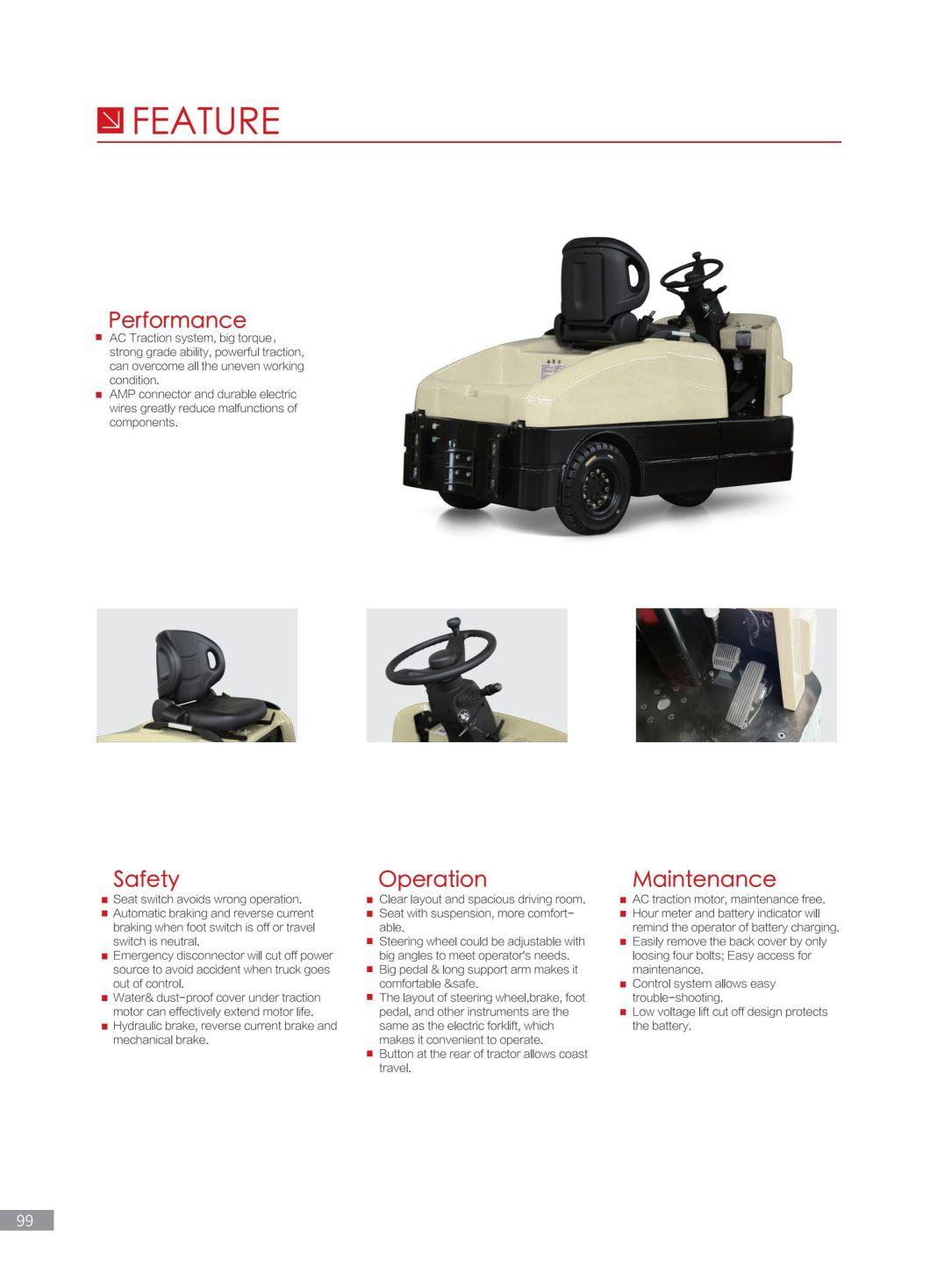 High Quality Jeakue 6t Electric Tow Tractor with Cheap Price