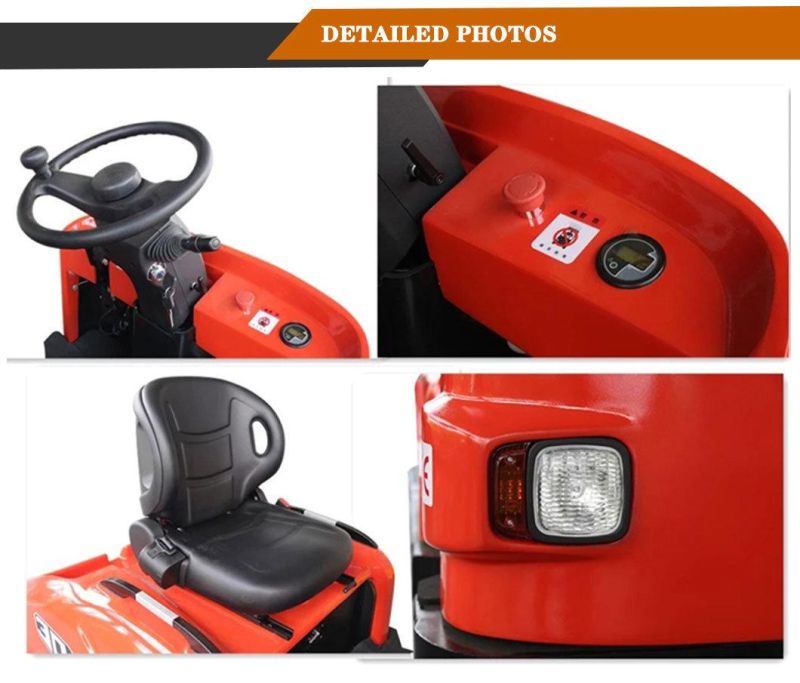 Wholesale High Quality 3000kgs Mover 3 Ton Electric Tow Tractor with Full AC Maintenance Free Driving System