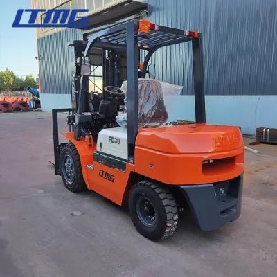 with Japanese Engine Trucks Fork Lift 3 Ton Diesel Truck Forklift Manufacture