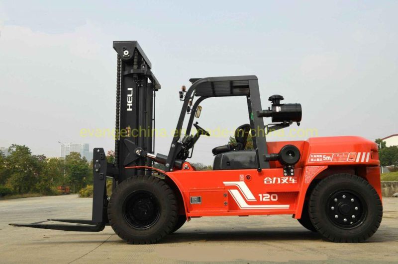 New 12t Forklift Cpcd120 Heli 12 Ton Diesel Forklift