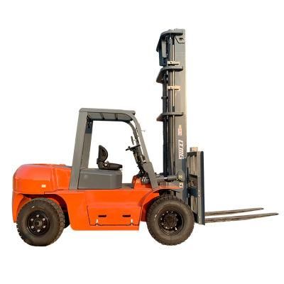 Fork Positioner 7 Ton Diesel Forklift with 6000mm Lift Height